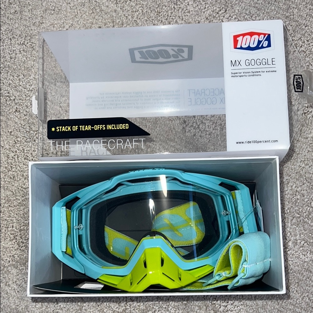 MX Goggles - Blue and Yellow NEW